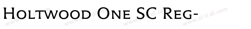 Holtwood One SC Reg字体转换